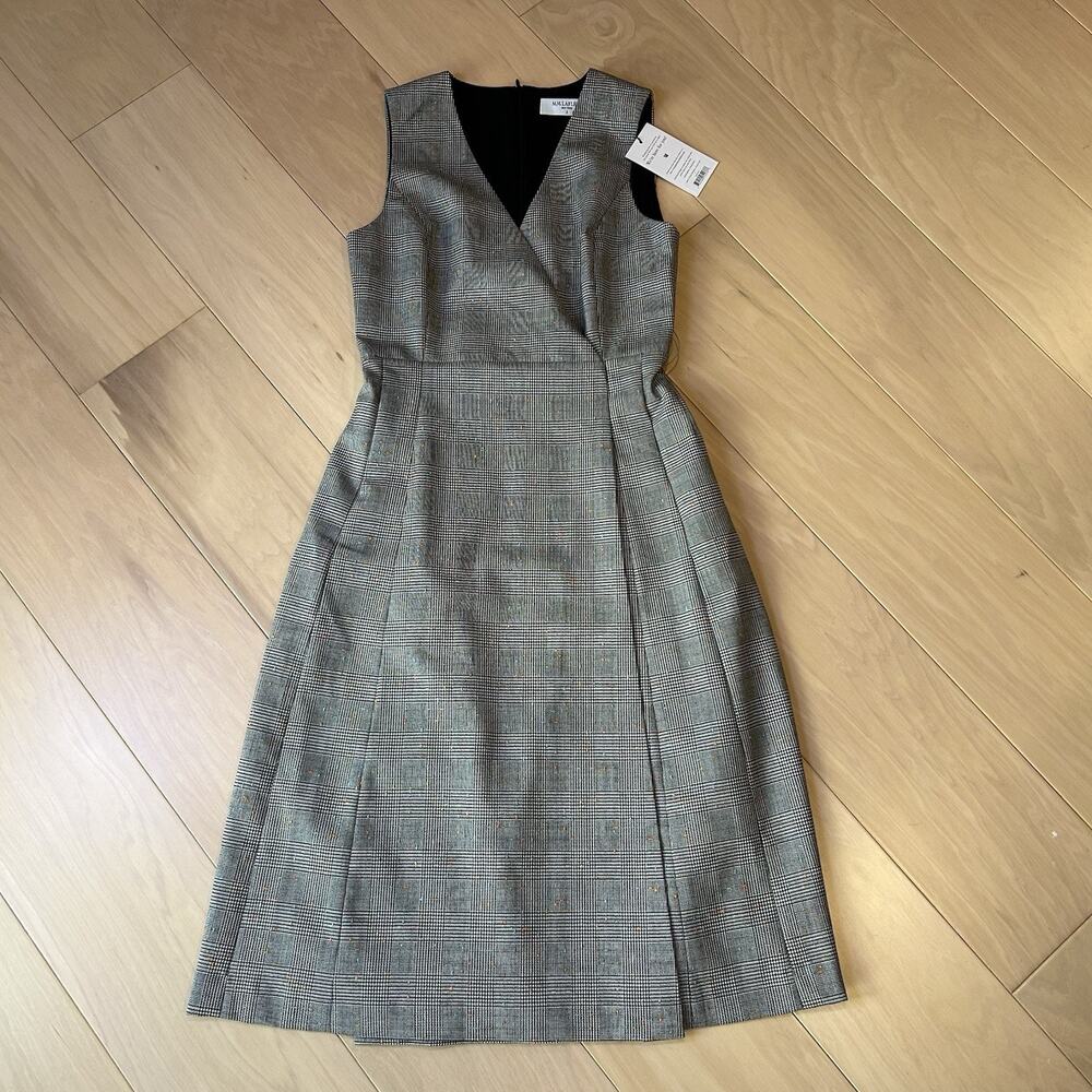 MM LaFleur Angel 1.0 Dress-Sharkskin Mixed Check Women’s 4